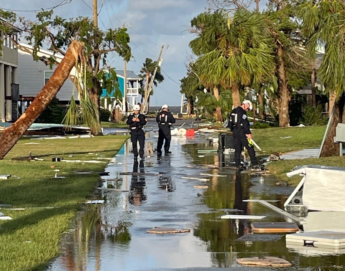 Florida Task Force 1 conducts search and rescue operations after Hurricane Helene.